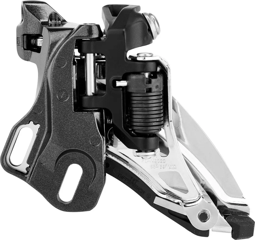 Shimano Deore XT M8020 Voorderailleur 2x11 Speed - Zilver - afbeelding 2 van 6