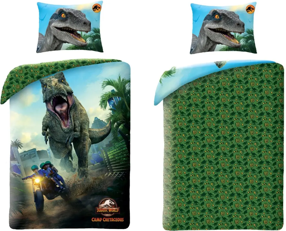 Jurassic World Dekbedovertrek- Eenpersoons