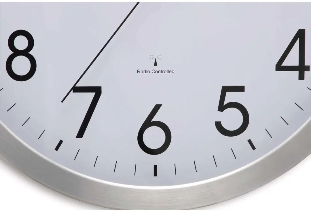 MAULmove Wandklok 40RC - Ø40cm - Zilver - afbeelding 6 van 6