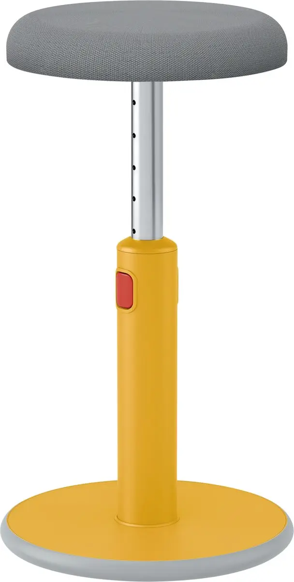Leitz Ergo Cosy Actieve Ergonomische Zit/Sta Kruk - Warm Geel - afbeelding 3 van 6