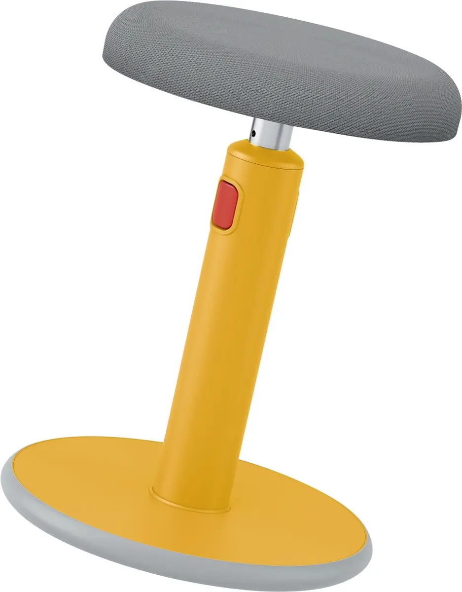 Leitz Ergo Cosy Actieve Ergonomische Zit/Sta Kruk - Warm Geel - afbeelding 4 van 6