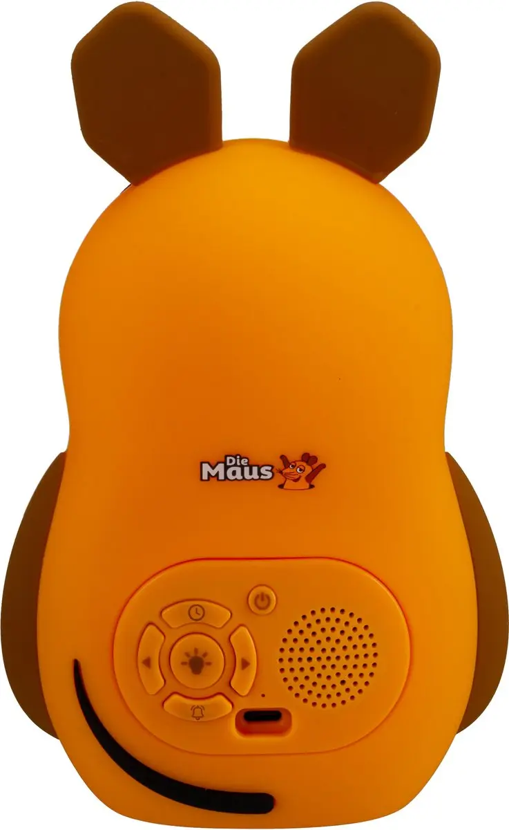 Bresser DieMaus Wekker met Lampje - Oranje - afbeelding 6 van 6
