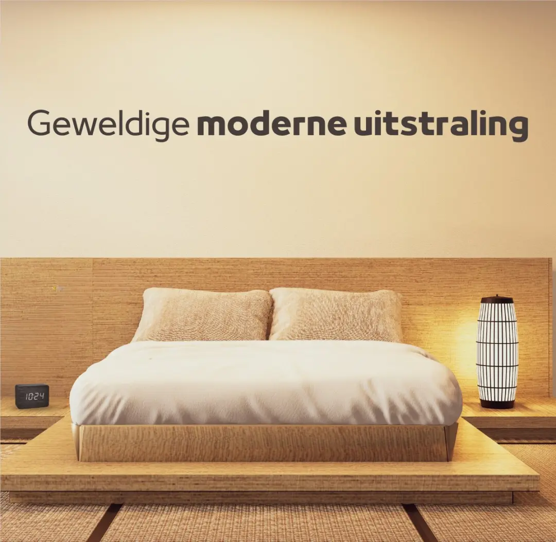 TFA Dostmann Wekker Zendergestuurd Hout Donkerbruin - afbeelding 4 van 6