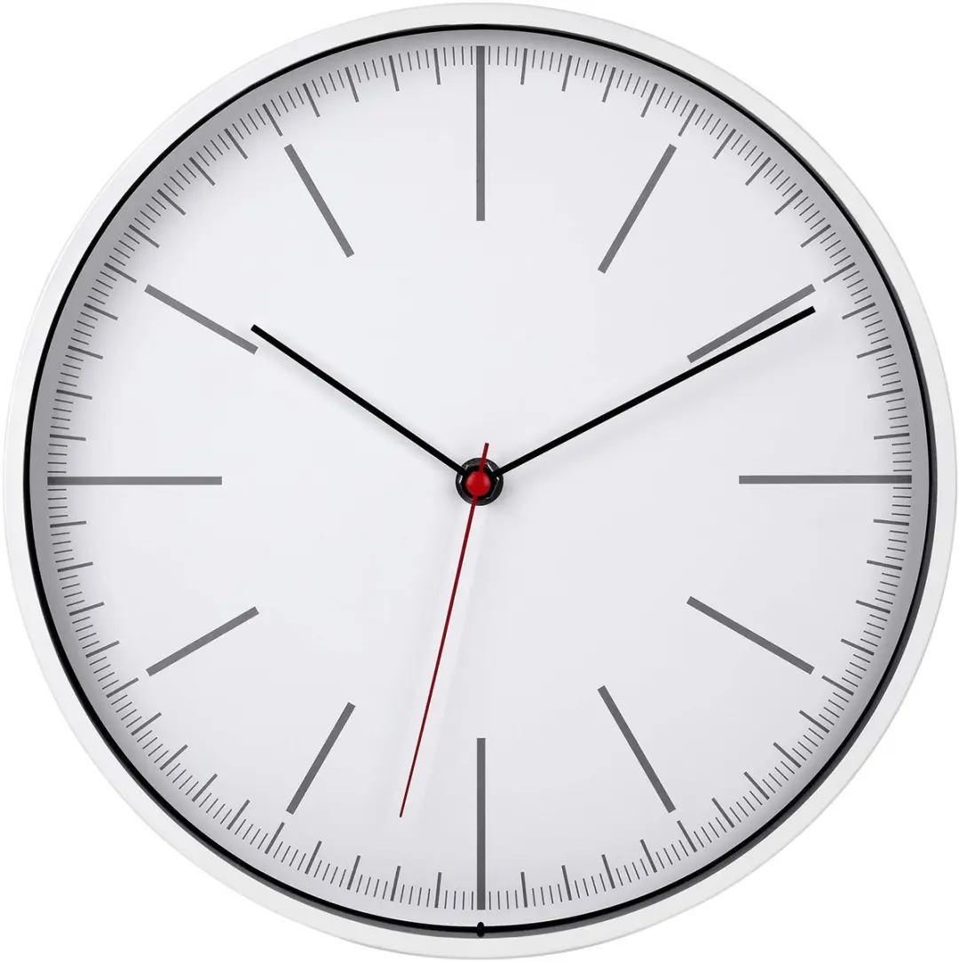 TFA Dostmann Quartz Wandklok 28cm - Wit - afbeelding 2 van 6