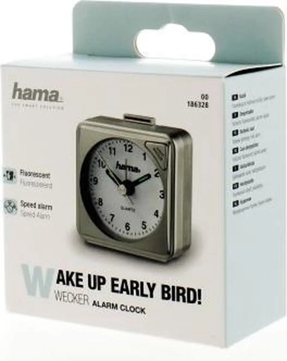 Hama Reiswekker A50 - Zilver - afbeelding 4 van 6