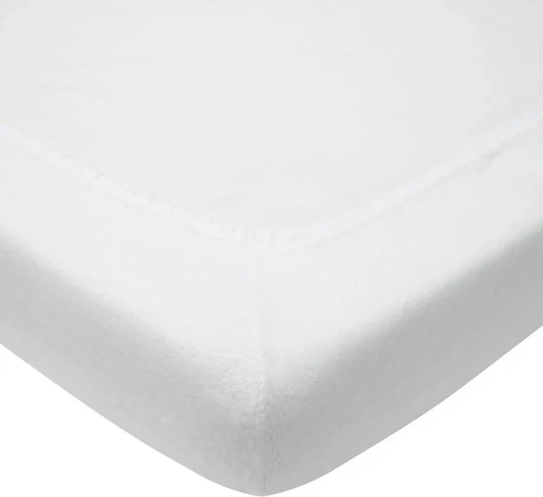 Meyco Baby Uni Molton Stretch Hoeslaken 90x200cm - Wit - afbeelding 2 van 3