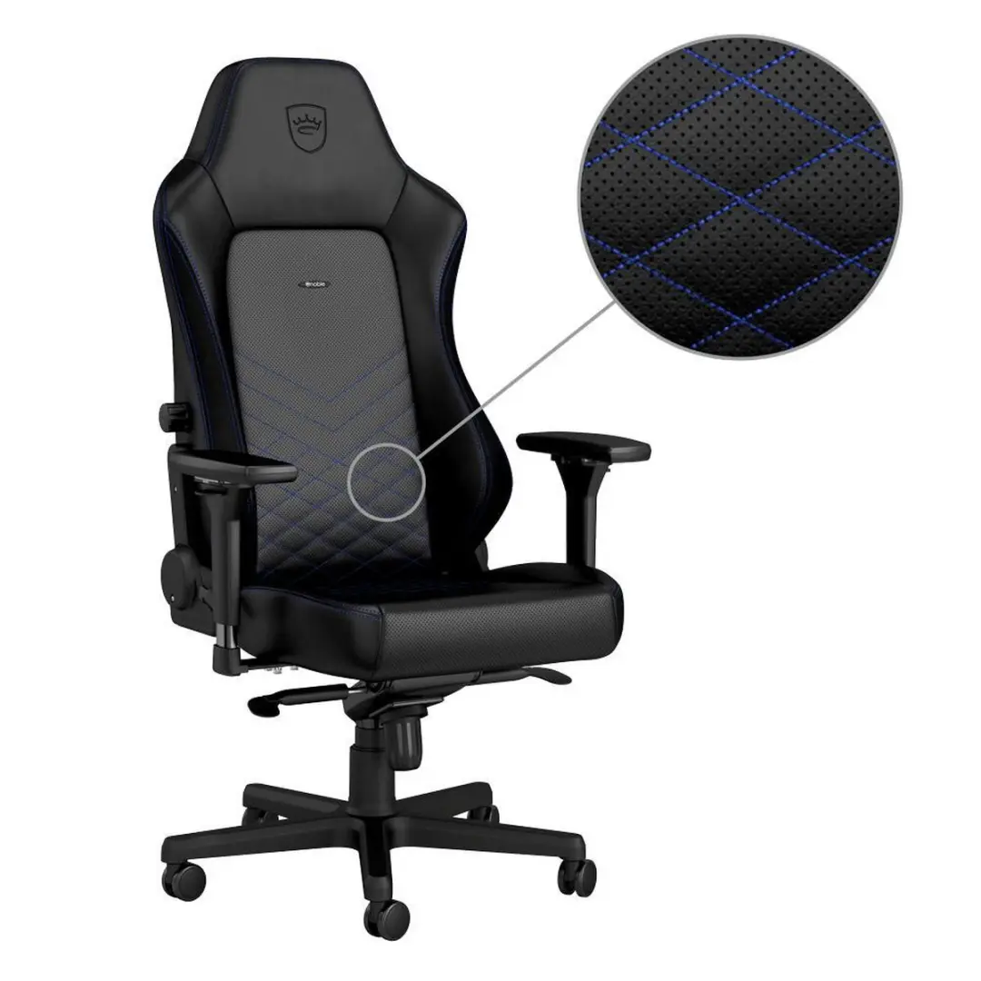 Noblechairs HERO Series Gamestoel - Zwart/Blauw - afbeelding 4 van 6