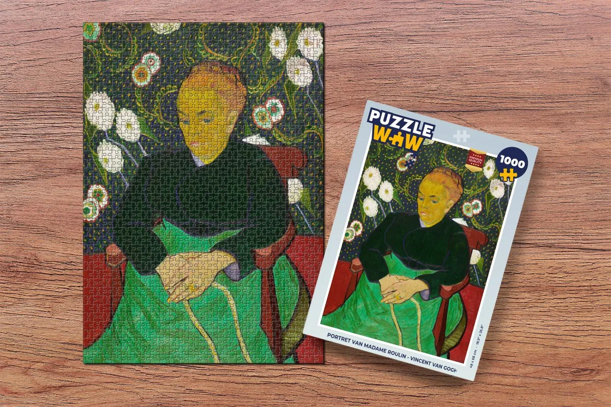 PuzzleWow Vincent van Gogh Madame Roulin Legpuzzel 1000 Stuks - Multicolor
