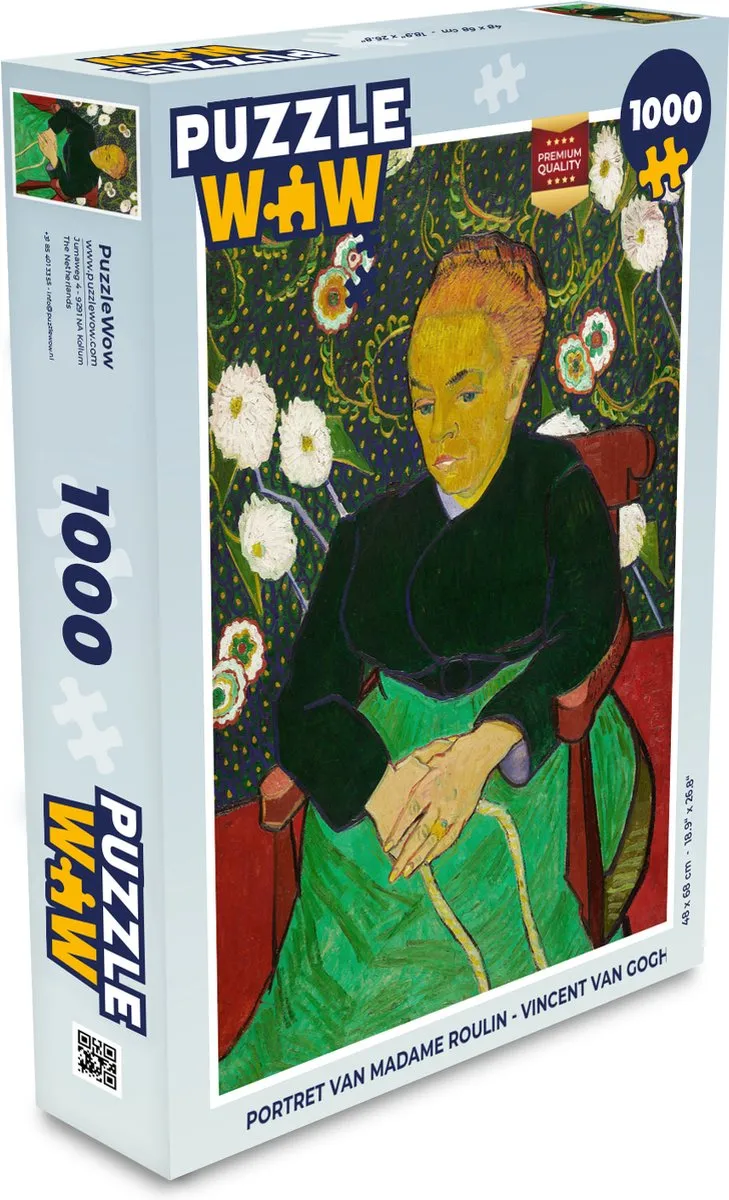 PuzzleWow Vincent van Gogh Madame Roulin Legpuzzel 1000 Stuks