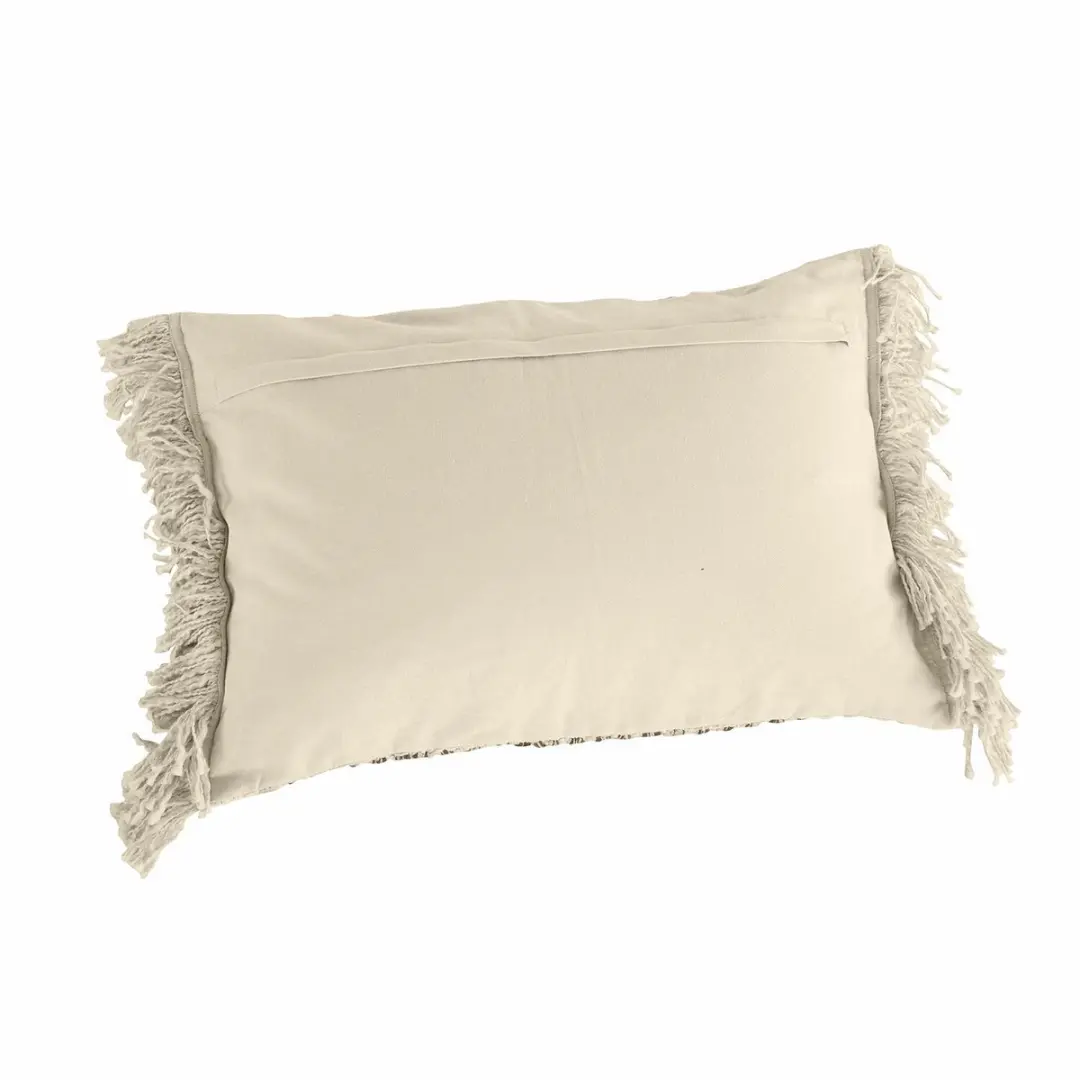Loberon Kussenhoes Monrovie - Blauw/Beige - afbeelding 5 van 5