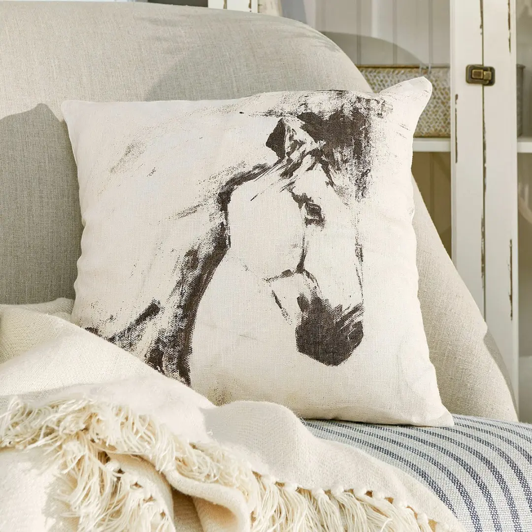 Loberon Kussenhoes Mirandel - Beige - afbeelding 4 van 4