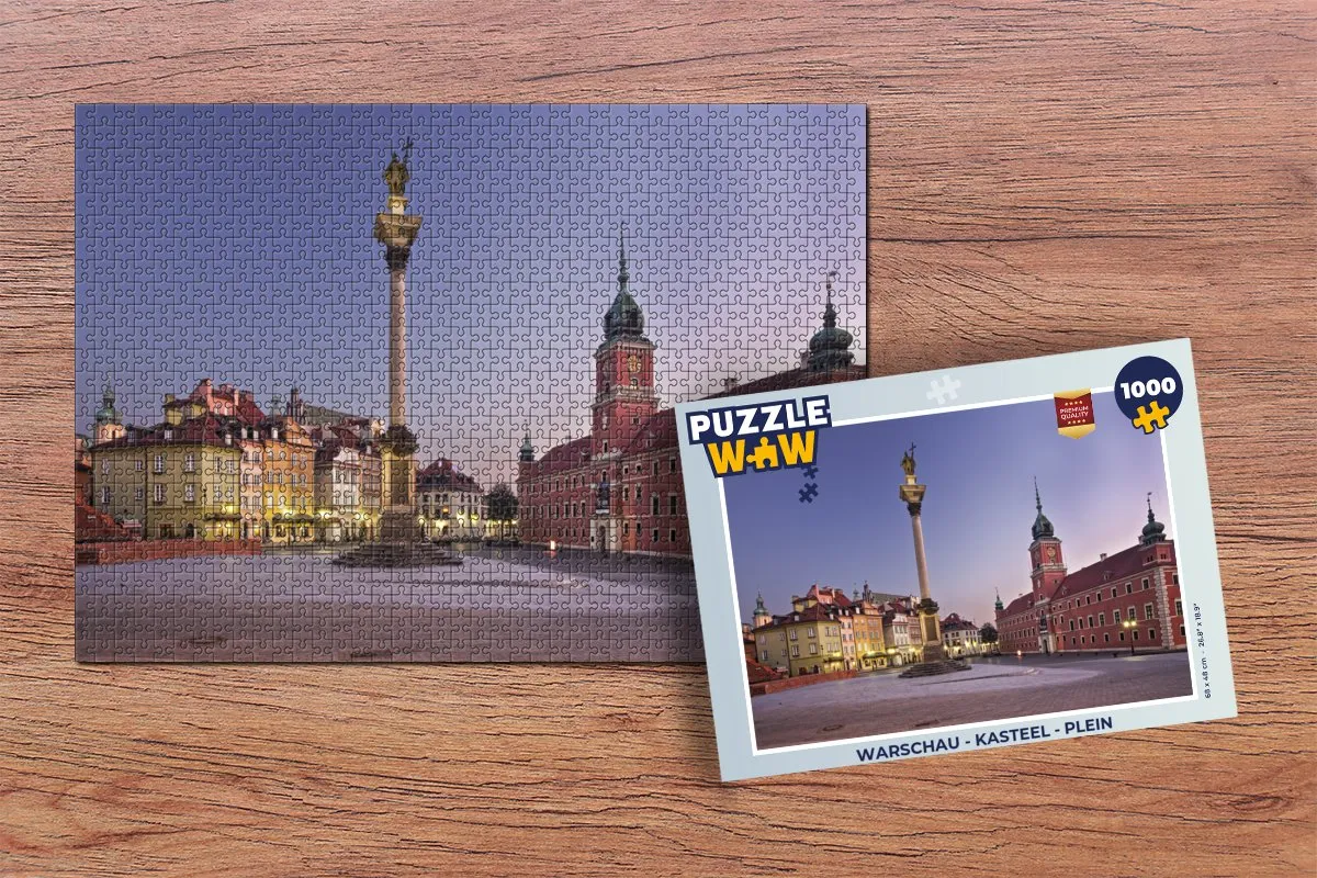 PuzzleWow Warschau Kasteel Legpuzzel 1000 Stuks - Multicolor
