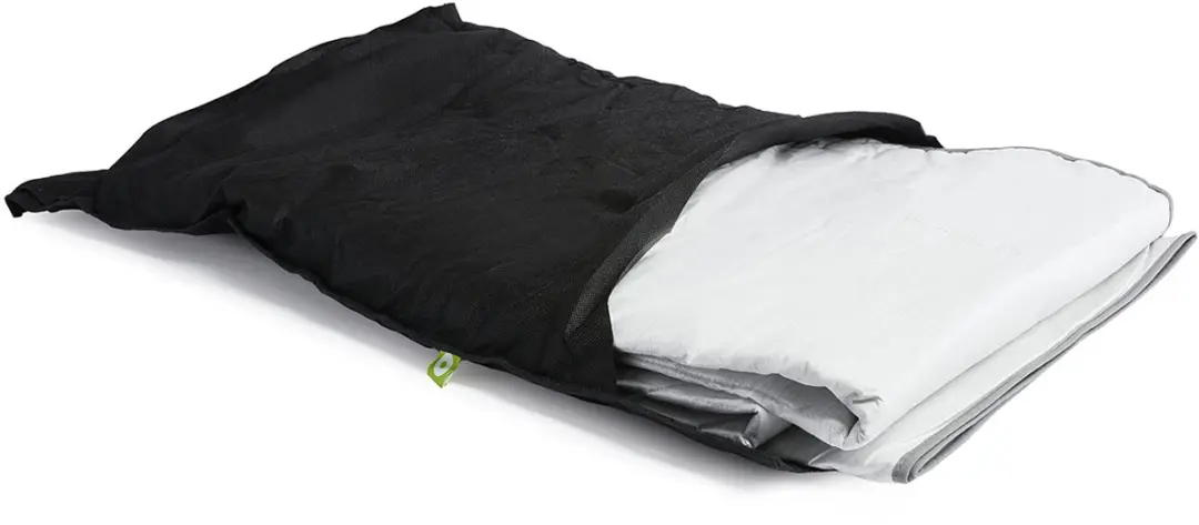 BLACKROLL Recovery Deken 155x220cm - Wit/Grijs - afbeelding 4 van 6