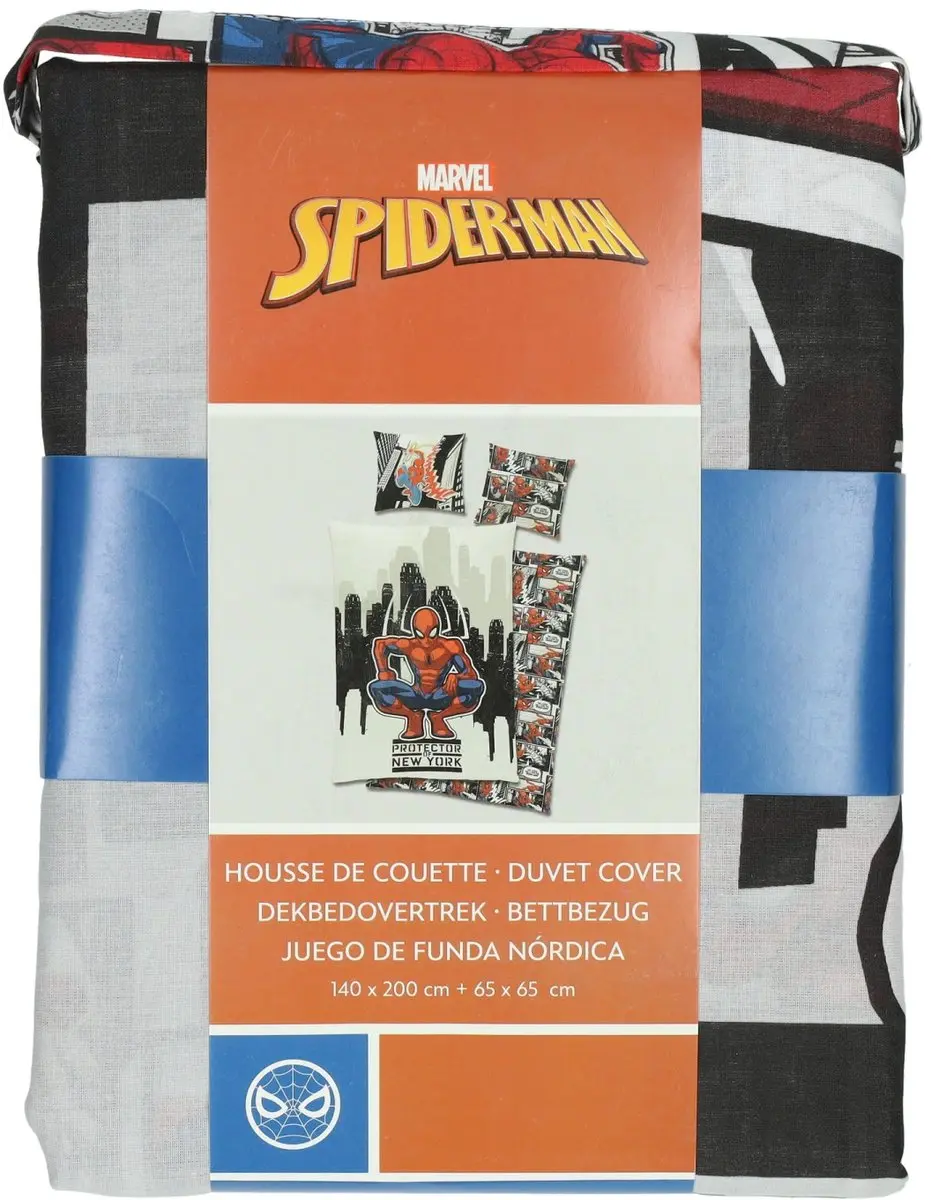 Spider-Man Dekbedovertrek 140x200cm - Multi - afbeelding 4 van 4