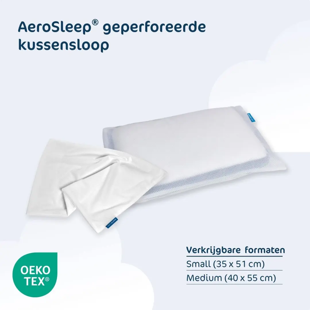 AeroSleep SafeSleep Kussensloop Medium 40x55cm - Wit - afbeelding 5 van 6