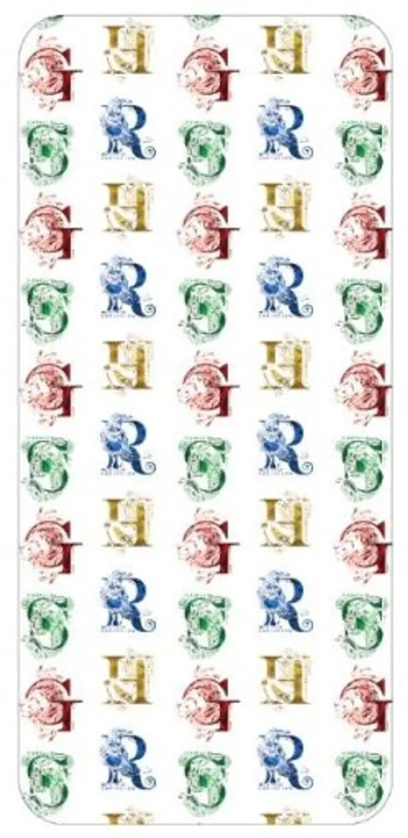 Harry Potter Initialen Hoeslaken 90x200 cm