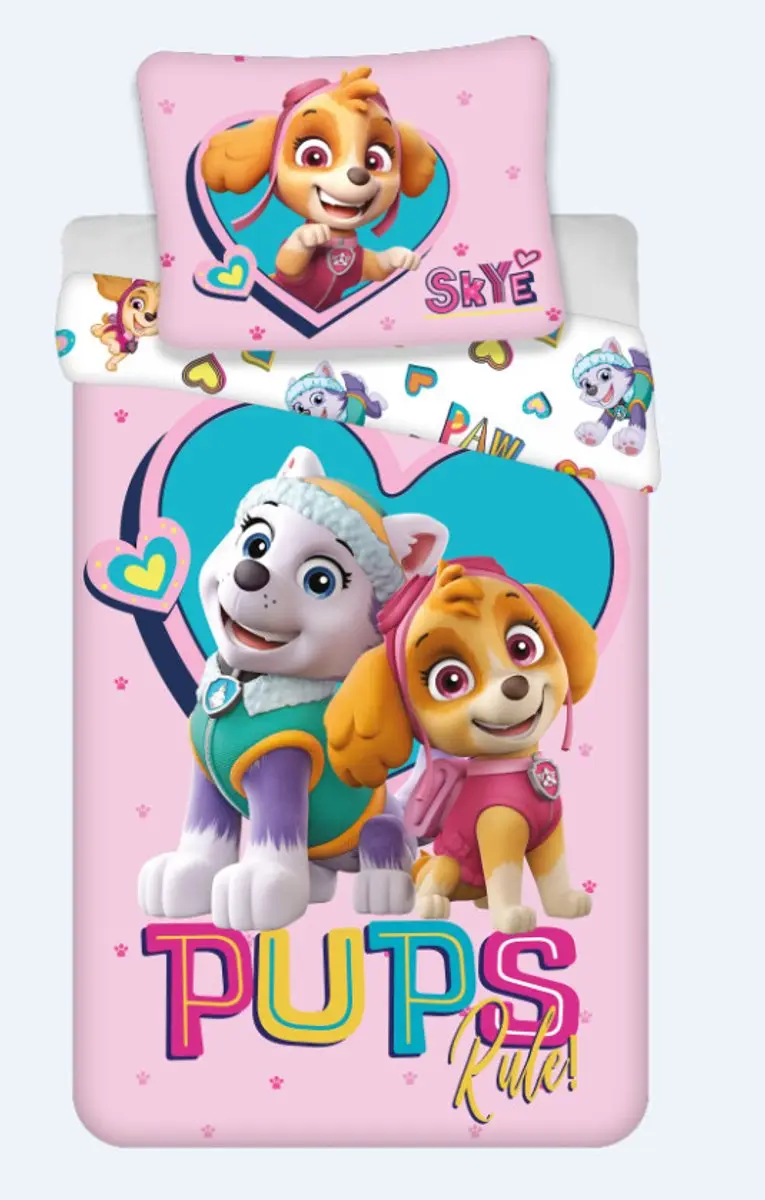 Paw Patrol dekbedovertrek Pups Rules 140 x 200 cm