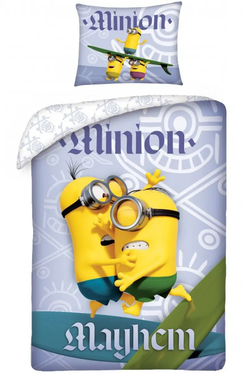 Minions Dekbedovertrek Surfing