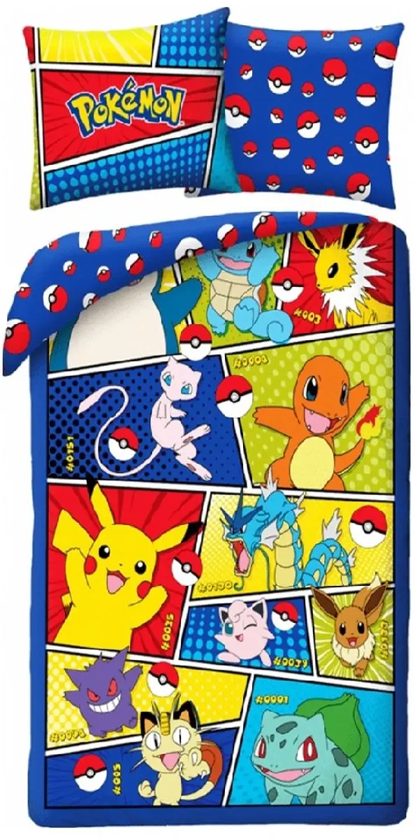 Pokemon Dekbedovertrek screams 140 x 200 cm