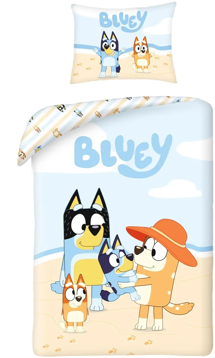 Bluey Dekbedovertrek Strand 140 x 200 cm