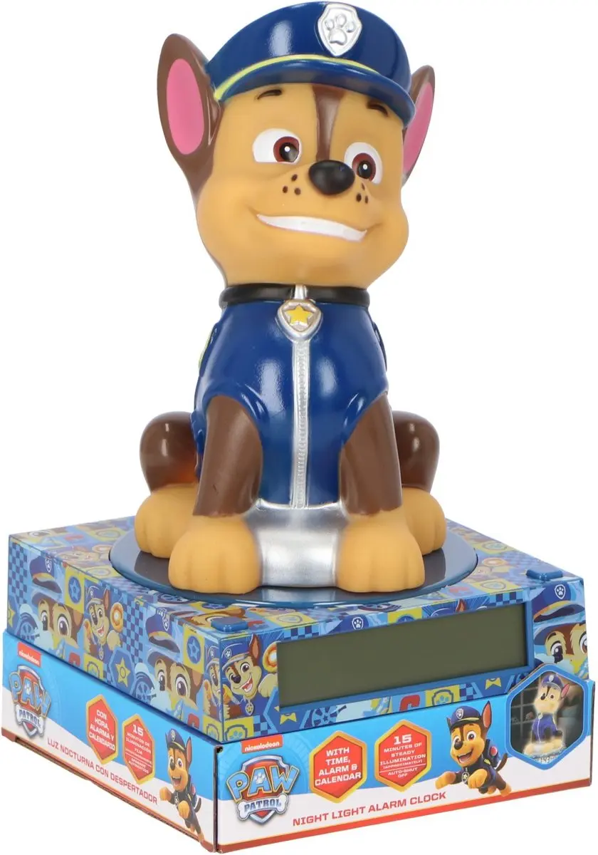 PAW Patrol Digitale Wekkerlamp 25cm
