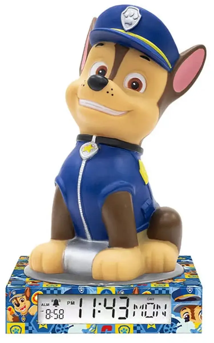 PAW Patrol Digitale Wekkerlamp 25cm - Meerkleurig - afbeelding 5 van 5