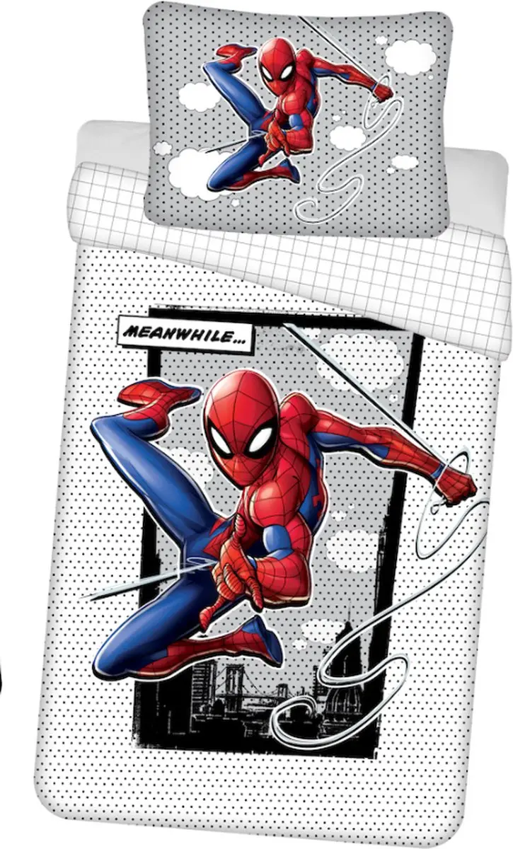 SpiderMan Dekbedovertrek Glow in the Dark