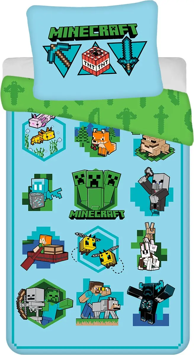 Minecraft Dekbedovertrek