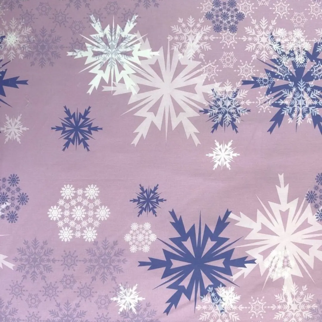 Disney Frozen Dekbedovertrek Snowflakes 140x200cm - Roze - afbeelding 2 van 6