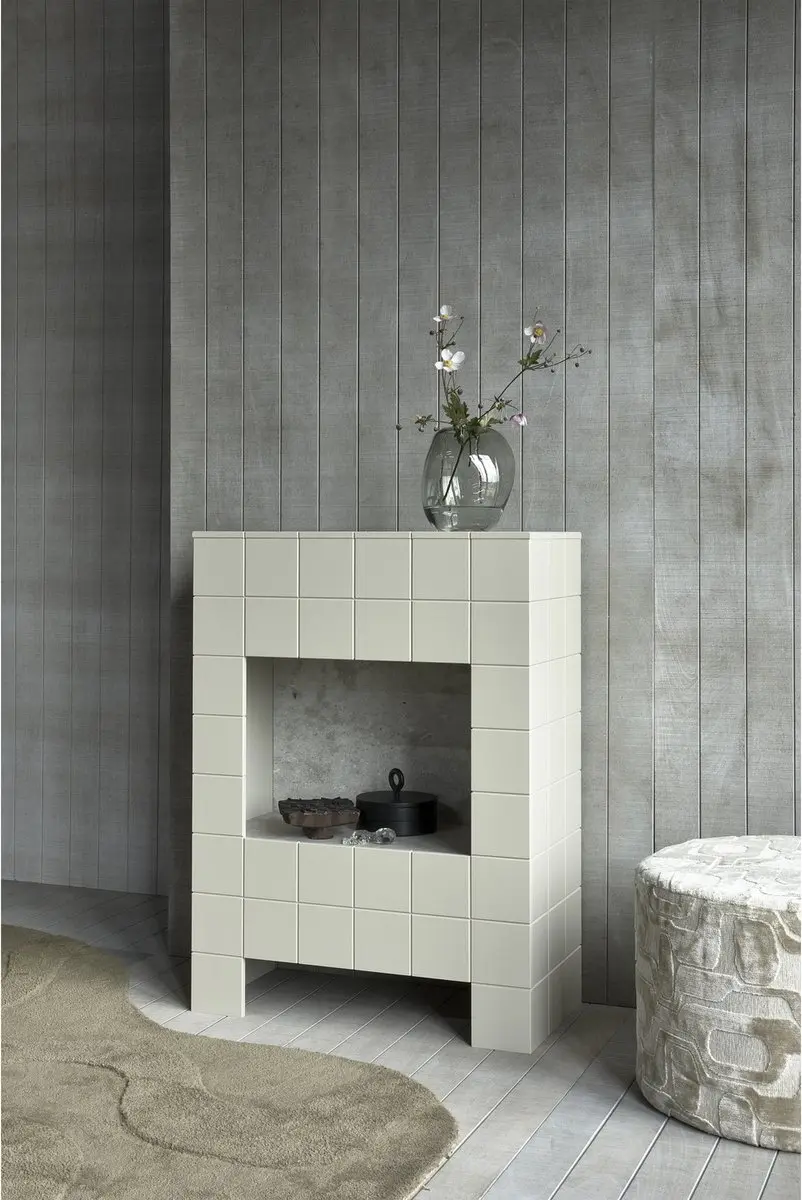 WOOOD Yago Poef 43x60x60cm - Naturel - afbeelding 2 van 4