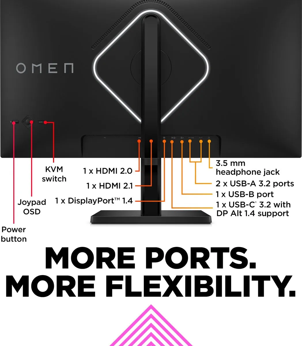 HP OMEN 27K Gaming Monitor 27" - 4K 144Hz