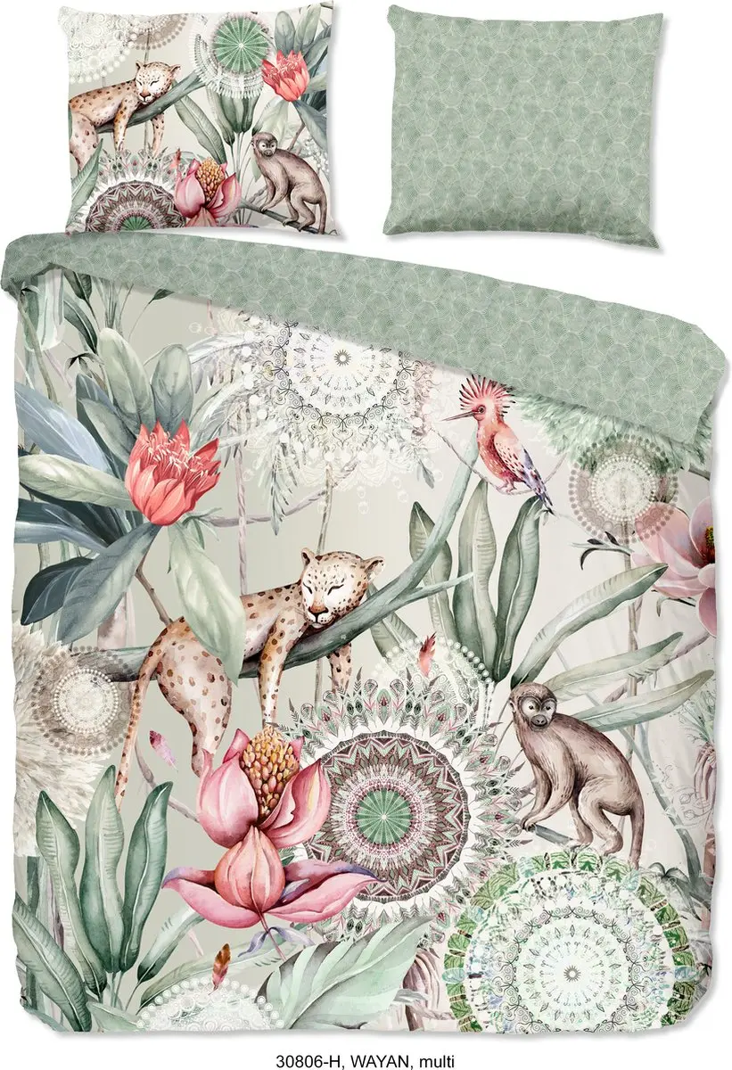HIP dekbedovertrek tropische print en mandalas