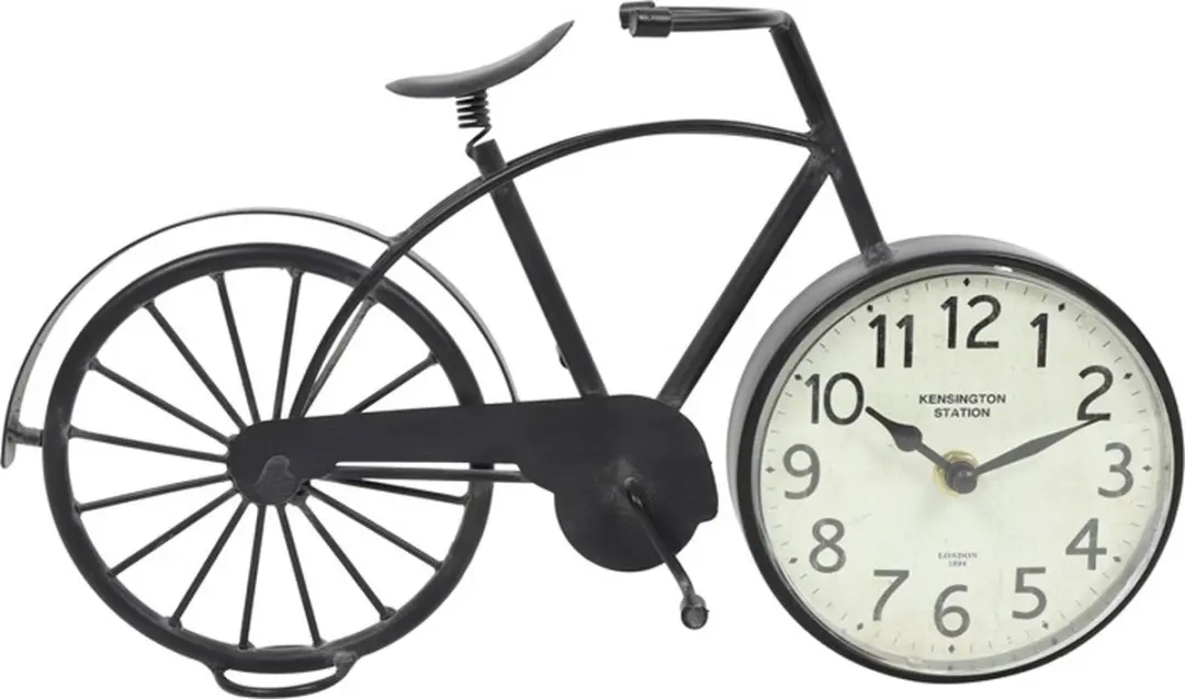Tafelklok Bontempi wit/zwart