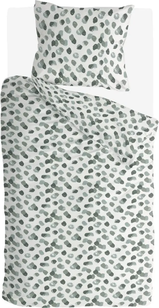 BYRKLUND Dekbedovertrek Spotty Animal Groen 140 x 200 cm