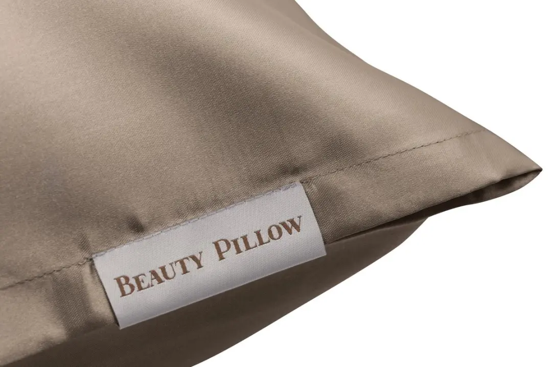 Beauty Pillow Satijnen Kussensloop 60x70cm - Taupe