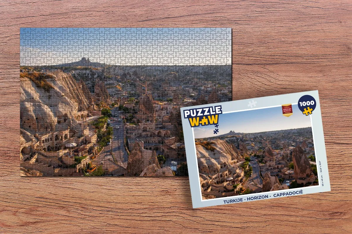 PuzzleWow Horizon Cappadocië Legpuzzel 1000 Stuks - Multicolor