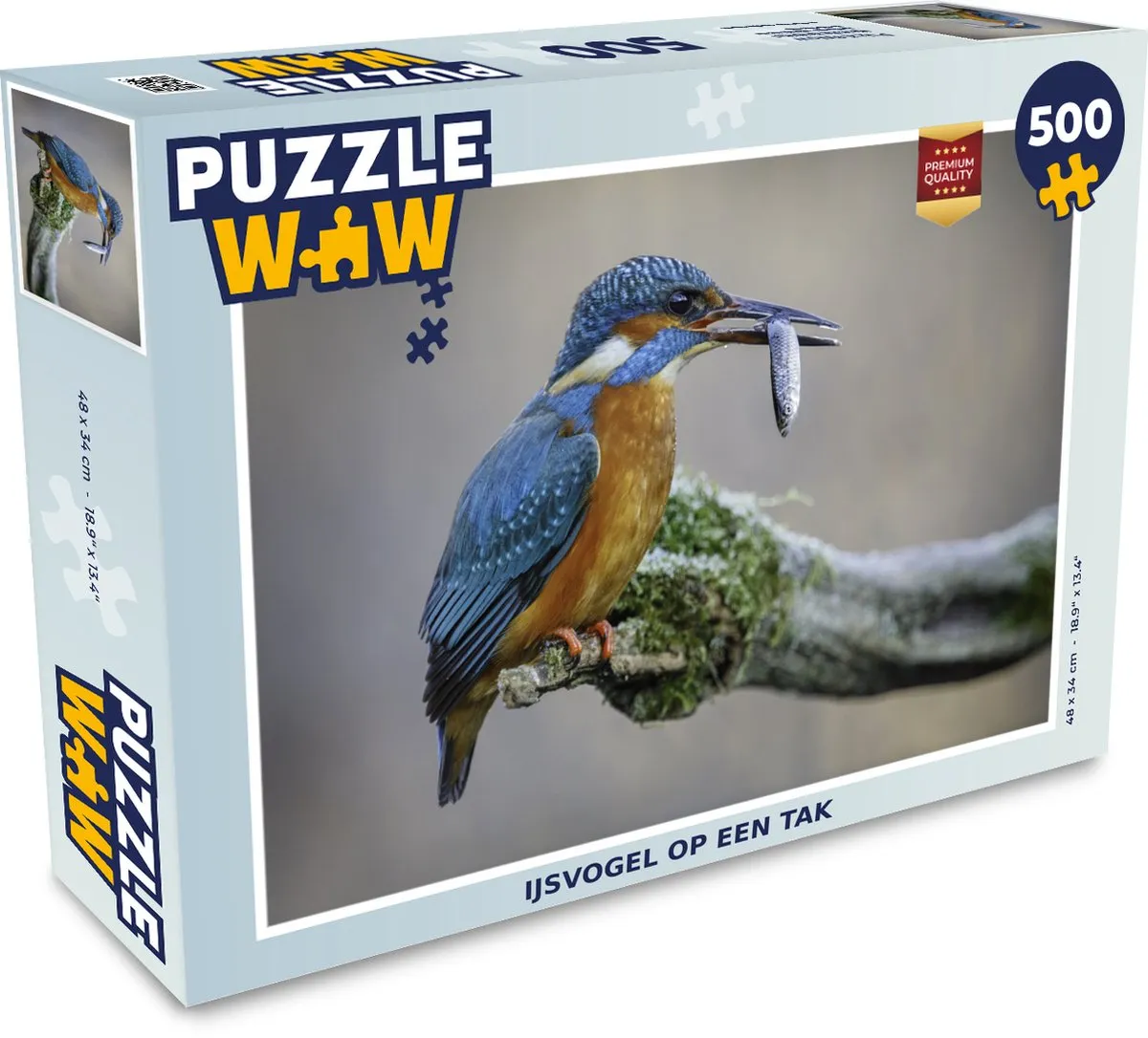 PuzzleWow IJsvogel Legpuzzel 500 Stuks