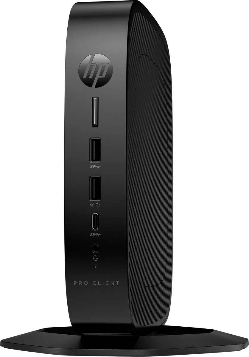 HP Pro t550 J6412 Mini PC - 4Kernen 64GB SSD - Zwart