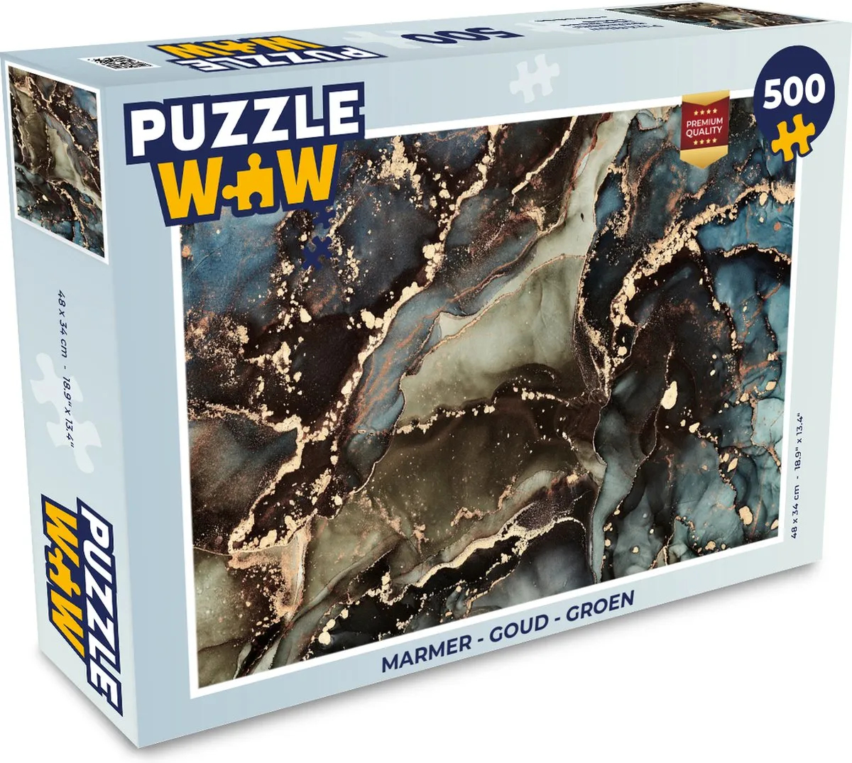 PuzzleWow Marmer Legpuzzel 500 Stuks