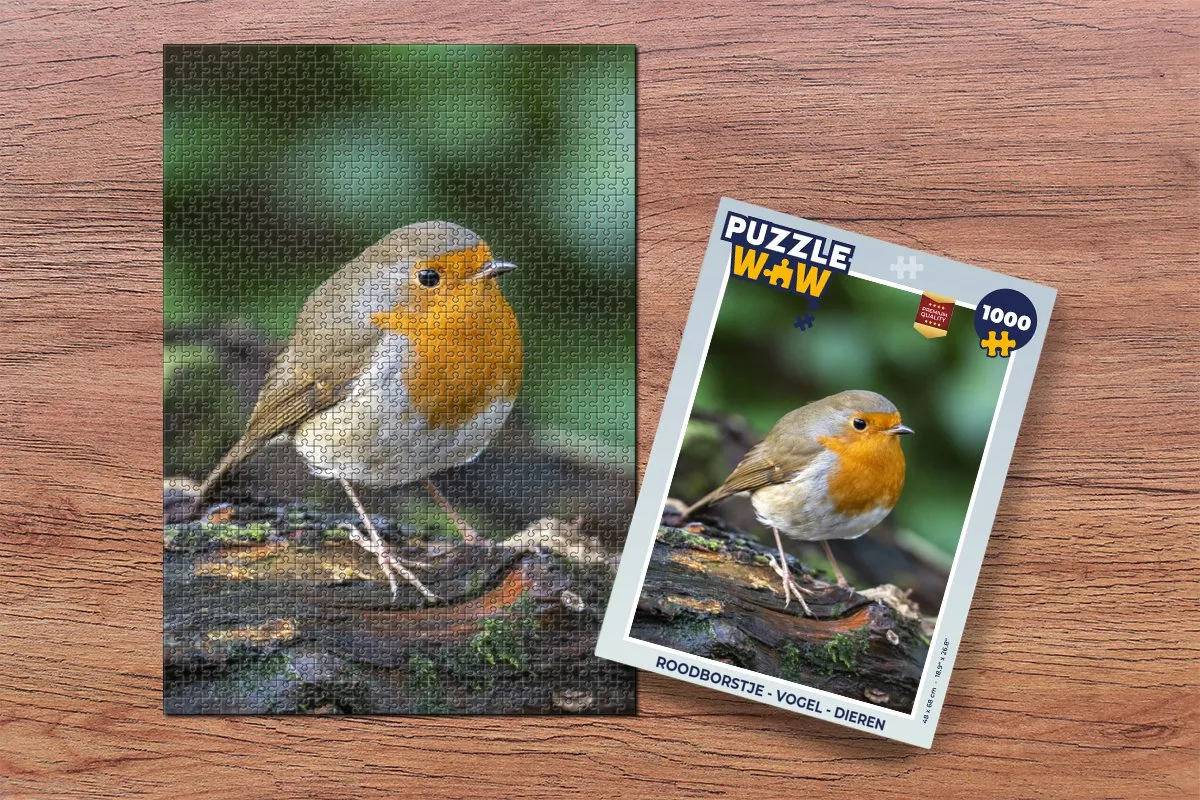 PuzzleWow Vogel Legpuzzel 1000 Stuks - Multicolor
