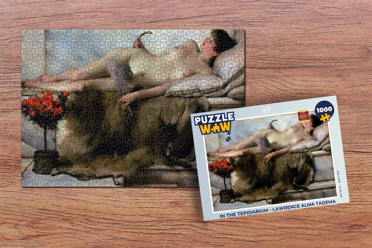PuzzleWow Lawrence Alma Tadema Legpuzzel 1000 Stuks - Multicolor