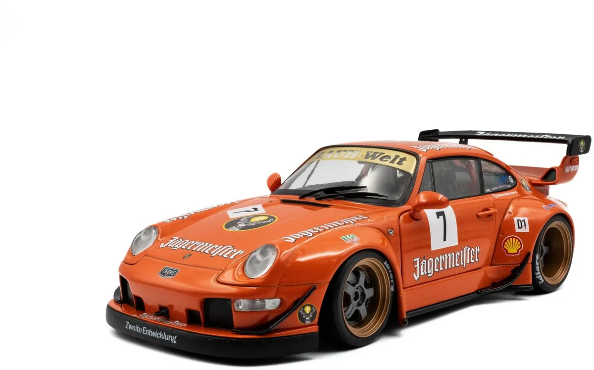 Porsche RWB Jägermeister 2020 Solido 1:18 Schaalmodel