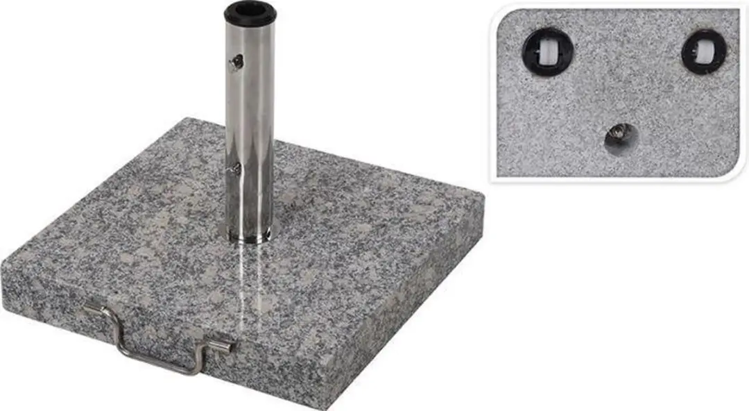 Koopman Parasolvoet Graniet Grijs 35kg