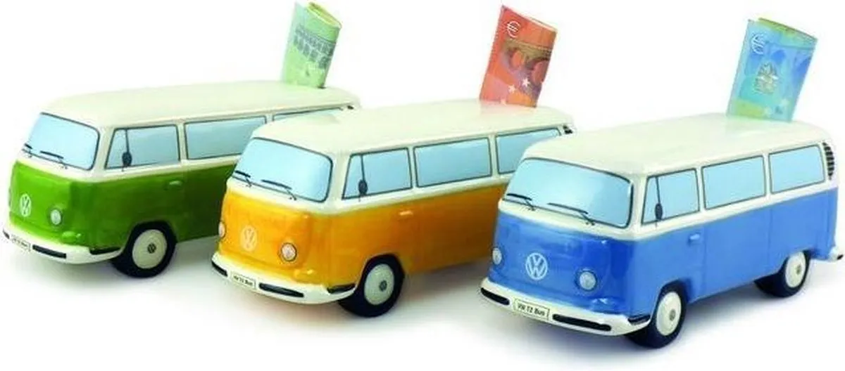 Volkswagen T2 Bus Spaarpot - Blauw