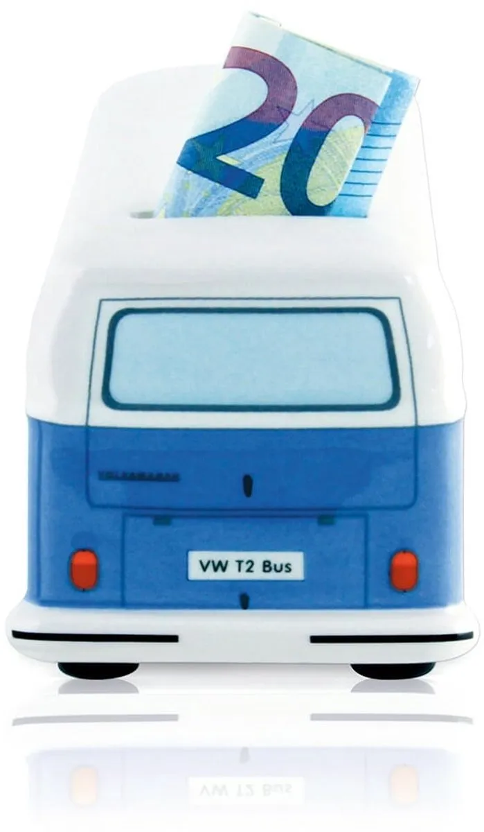 Volkswagen T2 Bus Spaarpot - Blauw