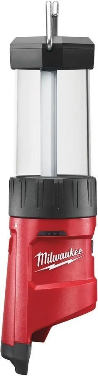 MILW handlamp oplaadbaar, voeding accu 12 Vdc, beh kunstst, lamp LED