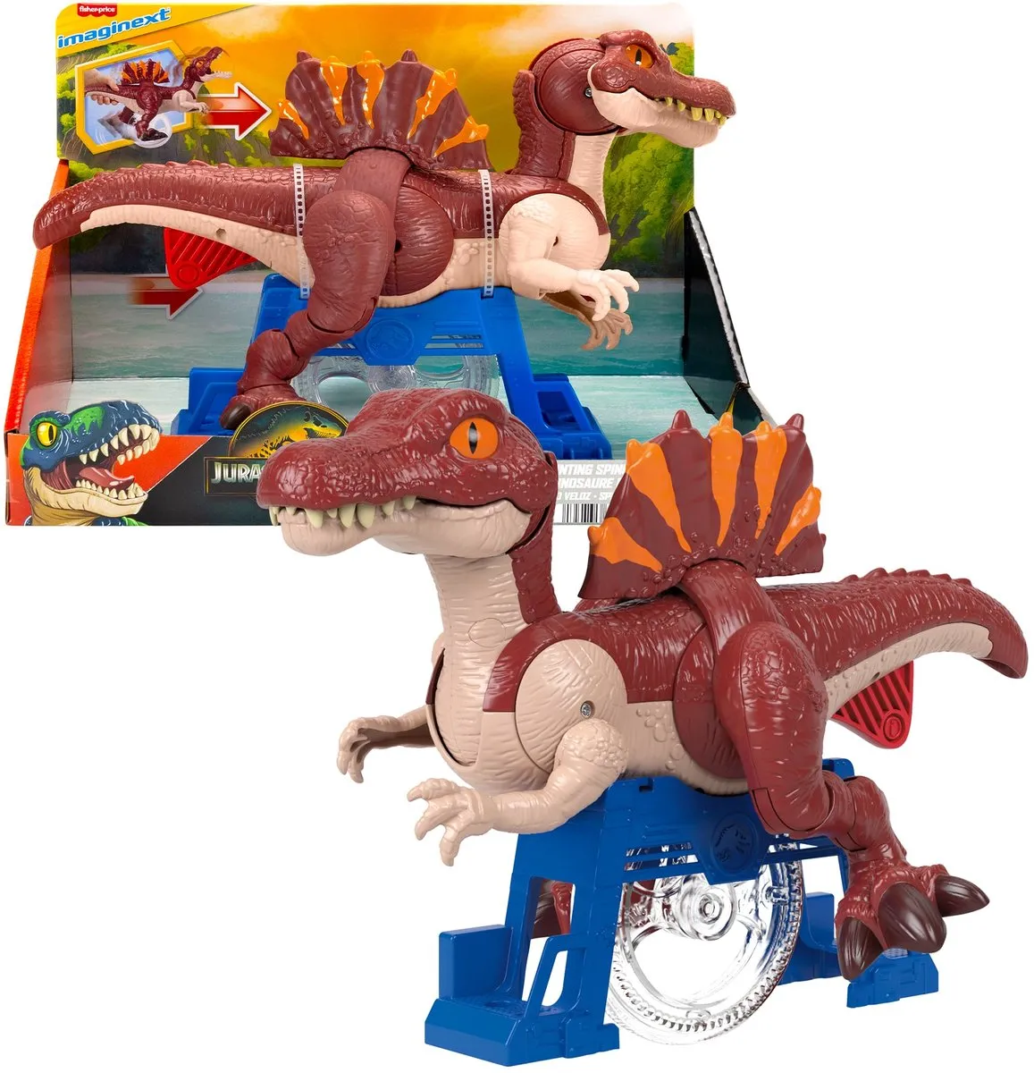 Jurassic World Spinosaurus Runner Speelgoedfiguur JFR24