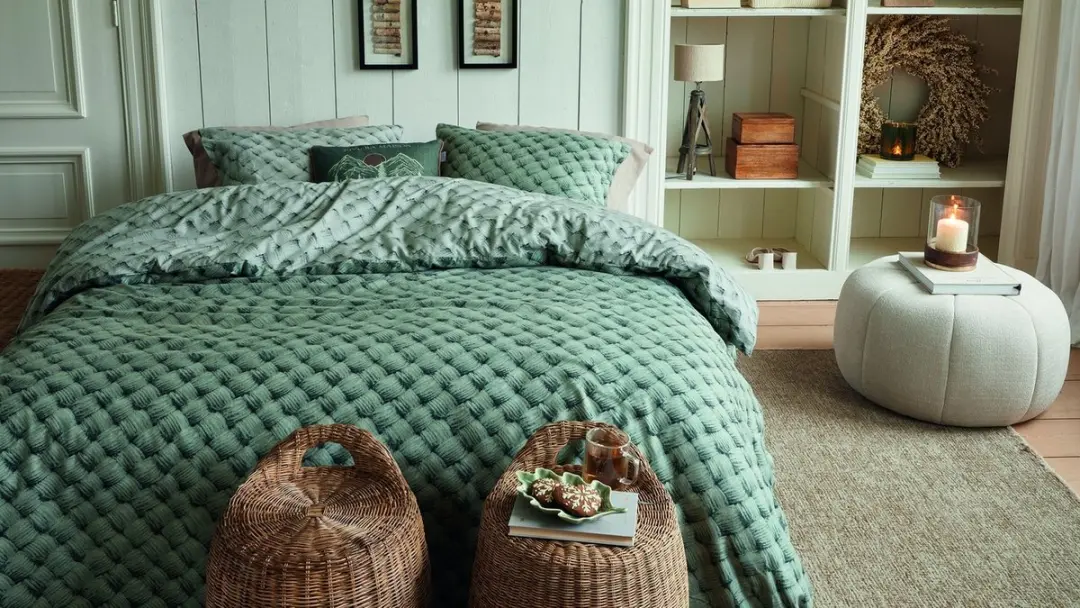 Rivièra Maison Woven Wool dekbedovertrek