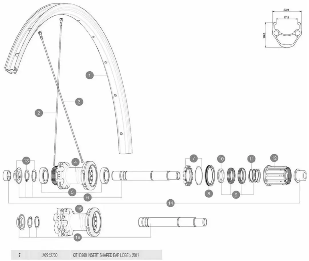 Mavic Id360 My17 Ring Zwart