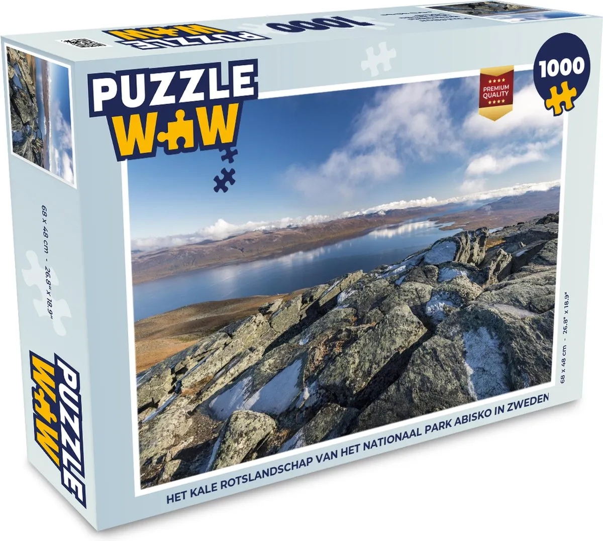 PuzzleWow Nationaal Park Abisko Legpuzzel 1000 Stuks